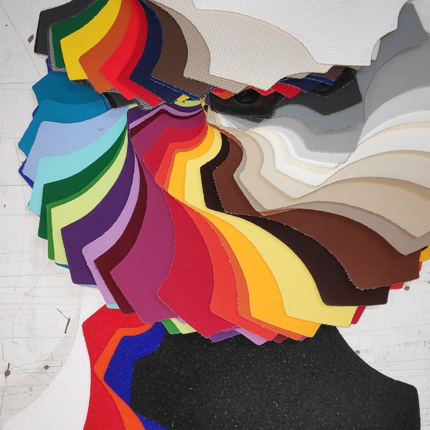 acabados materiales piel