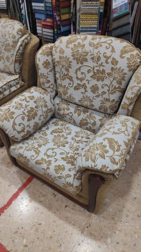 tapizado butaca flores 2